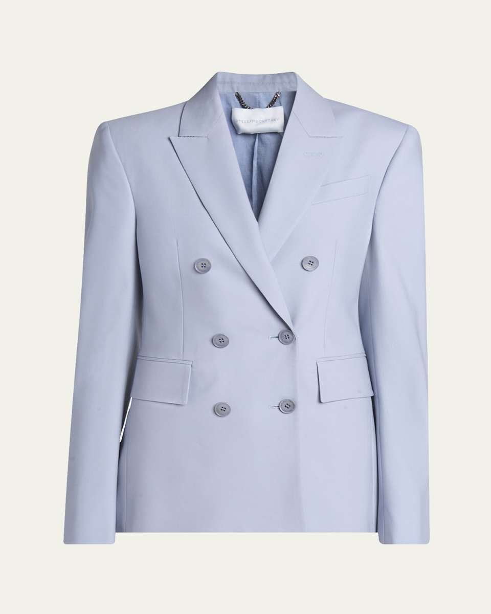 Double-Breasted Wool Blazer